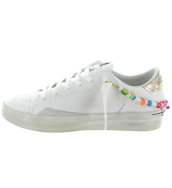 baskets et sneakers - Tendance - femme - Cuir - Blanc - Crime london