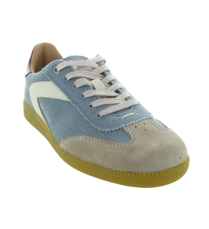 baskets et sneakers - Tendance - femme - Cuir - Bleu - 0.105