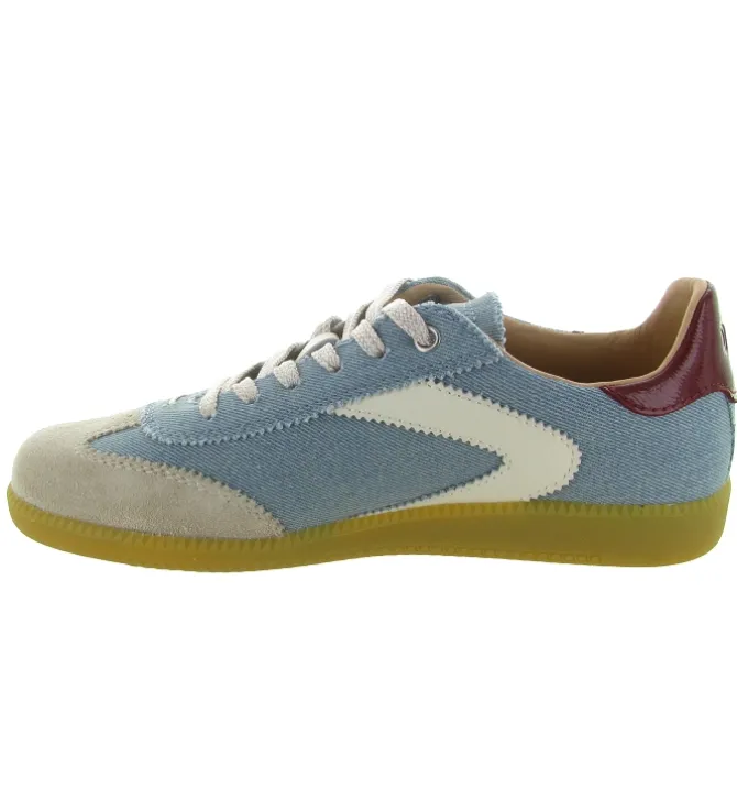 baskets et sneakers - Tendance - femme - Cuir - Bleu - 0.105