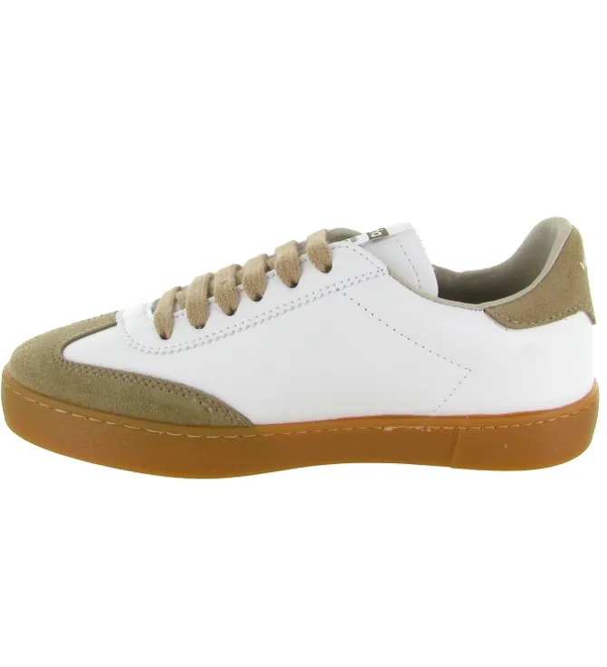baskets et sneakers - Tendance - femme - Cuir - Beige - Victoria