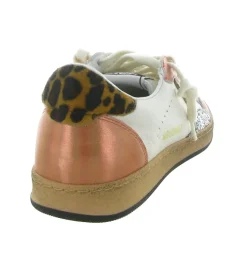 baskets et sneakers - Tendance - femme - Cuir - Orange - 4b12