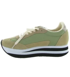 baskets et sneakers - Tendance - femme - Nubuck - Vert - No name