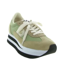 baskets et sneakers - Tendance - femme - Nubuck - Vert - No name