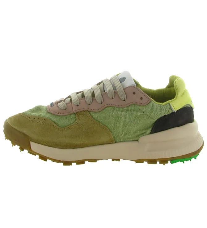 baskets et sneakers - Tendance - femme - Nubuck - Vert - Satorisan