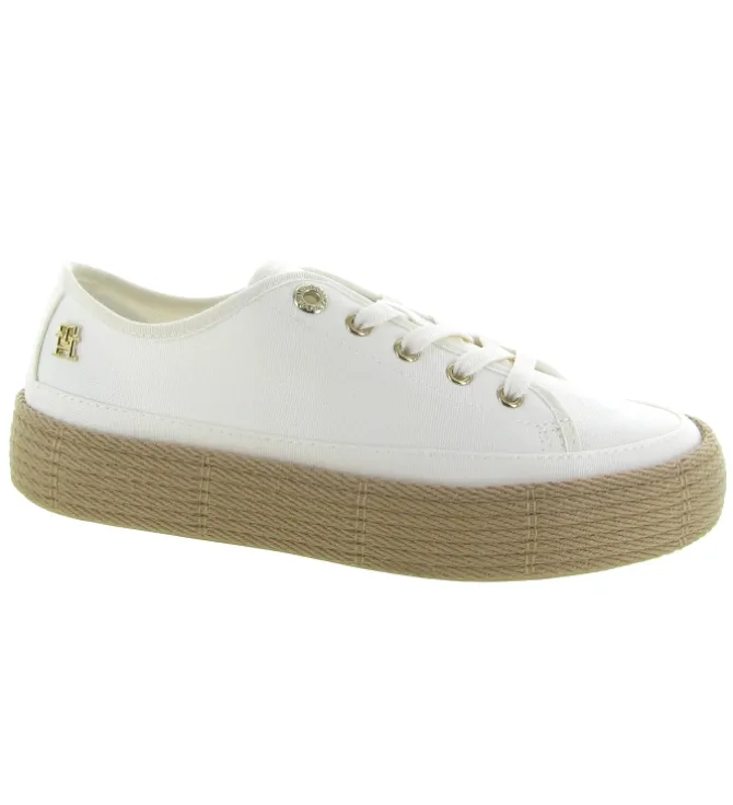 baskets et sneakers - Tendance - femme - Toile - Blanc - Tommy hilfiger