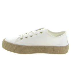 baskets et sneakers - Tendance - femme - Toile - Blanc - Tommy hilfiger