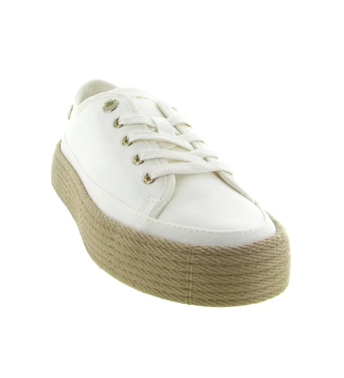 baskets et sneakers - Tendance - femme - Toile - Blanc - Tommy hilfiger