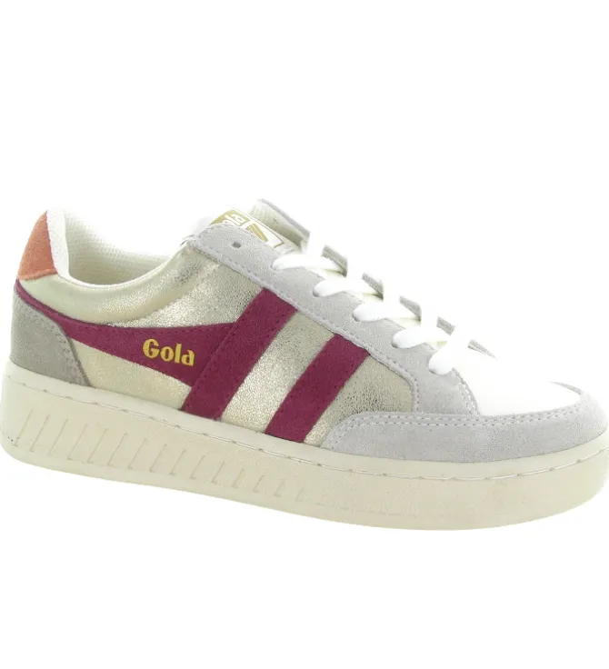 baskets et sneakers - Tendance - femme - Cuir - Beige - Gola