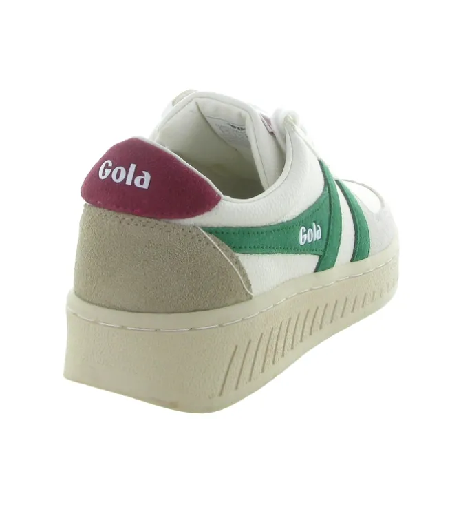 baskets et sneakers - Tendance - femme - Cuir - Blanc - Gola
