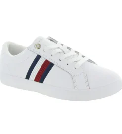 baskets et sneakers - Tendance - femme - Cuir - Blanc - Tommy hilfiger