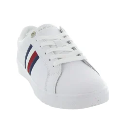 baskets et sneakers - Tendance - femme - Cuir - Blanc - Tommy hilfiger
