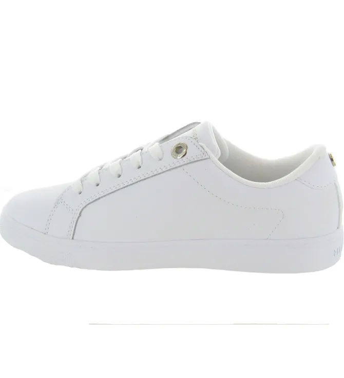 baskets et sneakers - Tendance - femme - Cuir - Blanc - Tommy hilfiger
