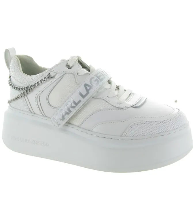baskets et sneakers - Tendance - femme - Cuir - Argent - Karl lagerfeld