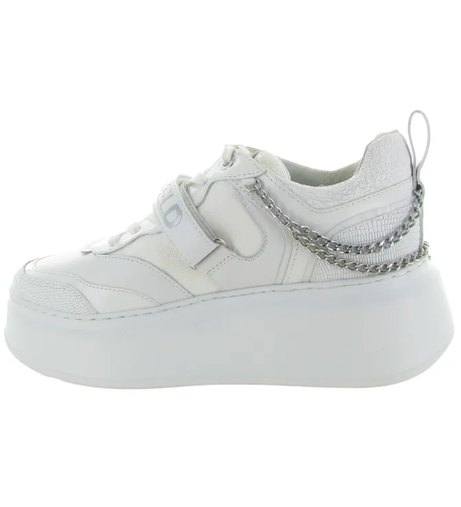 baskets et sneakers - Tendance - femme - Cuir - Argent - Karl lagerfeld