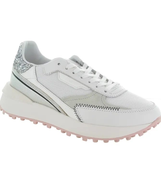 baskets et sneakers - Tendance - femme - Cuir - Blanc - D.a.t.e.