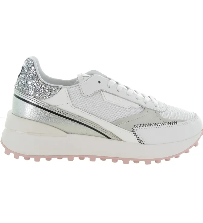baskets et sneakers - Tendance - femme - Cuir - Blanc - D.a.t.e.