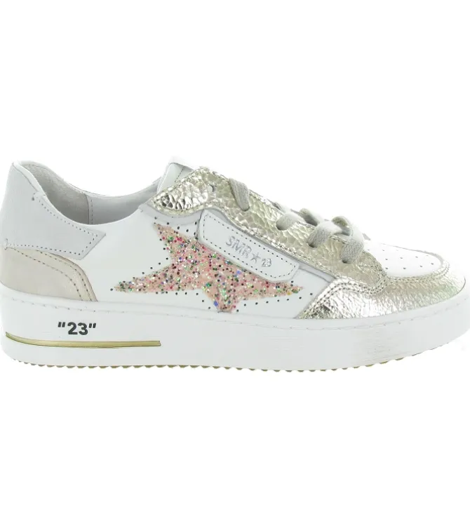 baskets et sneakers - Tendance - femme - Cuir - Or - Semerdjian