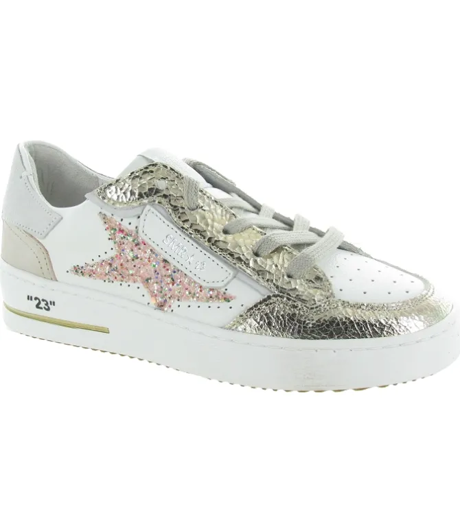 baskets et sneakers - Tendance - femme - Cuir - Or - Semerdjian