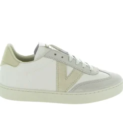 baskets et sneakers - Tendance - femme - Cuir - Beige - Victoria