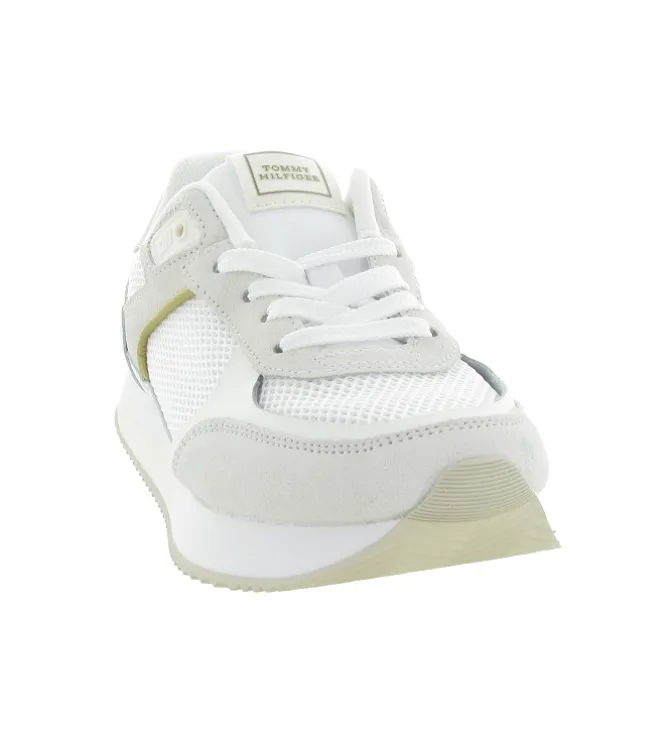 baskets et sneakers - Tendance - femme - Cuir - Blanc - Tommy hilfiger