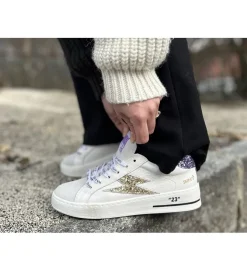 baskets et sneakers - Tendance - femme - Cuir - Glitter - Paillettes - Semerdjian