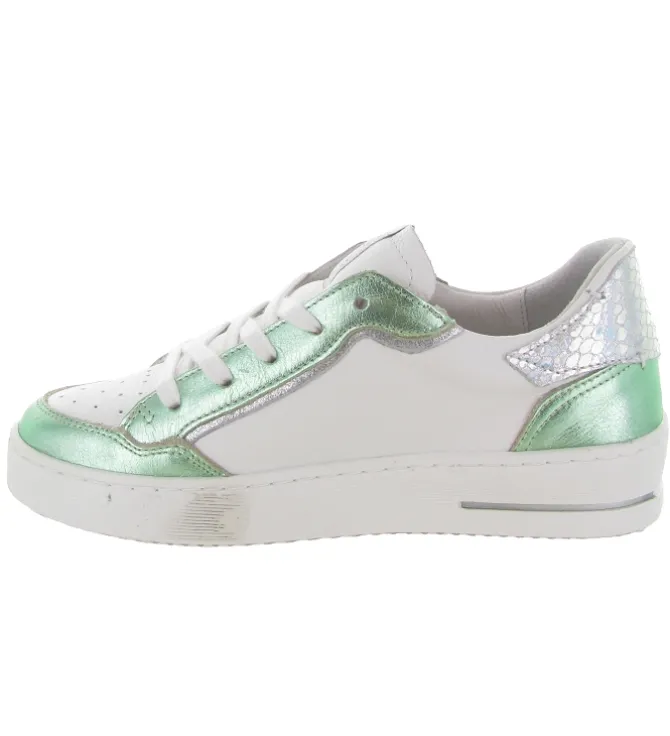 baskets et sneakers - Tendance - femme - Cuir - Vert - Semerdjian