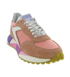 baskets et sneakers - Tendance - femme - Cuir - Rose - Semerdjian