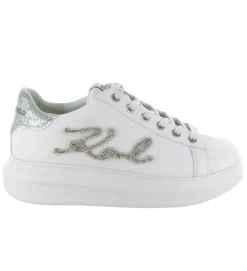 baskets et sneakers - Tendance - femme - Cuir - Blanc - Karl lagerfeld