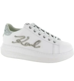 baskets et sneakers - Tendance - femme - Cuir - Blanc - Karl lagerfeld