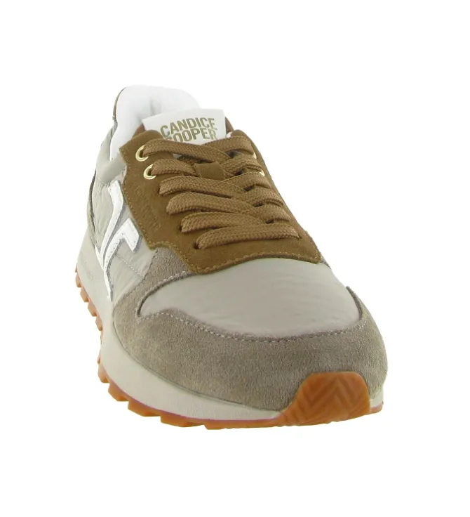 baskets et sneakers - Tendance - femme - Cuir - Taupe - Candice cooper