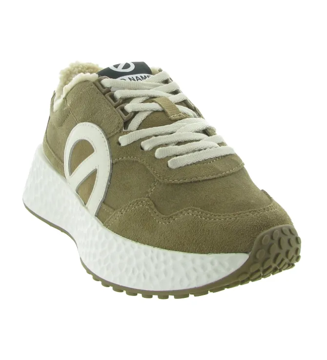 baskets et sneakers - Tendance - femme - Cuir - Taupe - No name