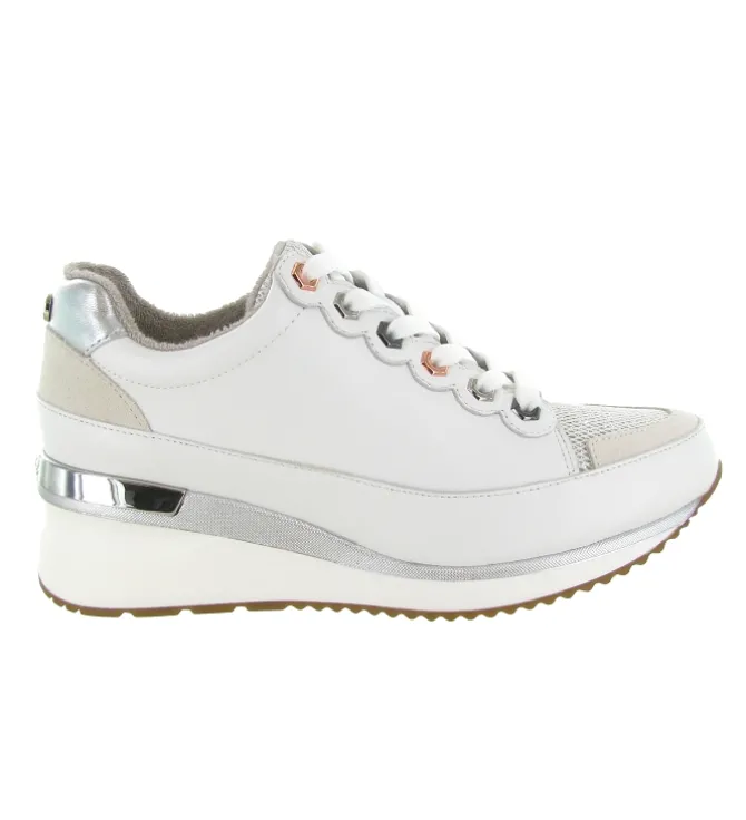 baskets et sneakers - Tendance - femme - Cuir - Blanc - Mamzelle