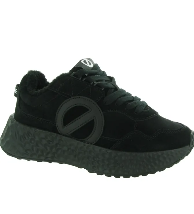 baskets et sneakers - Tendance - femme - Nubuck - Noir - No name