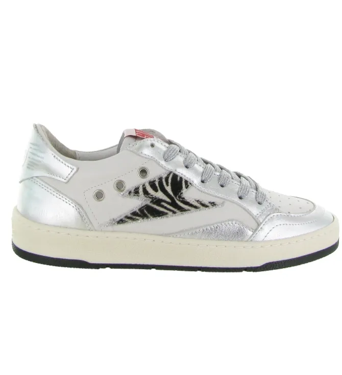 baskets et sneakers - Tendance - femme - Cuir - Argent - Semerdjian