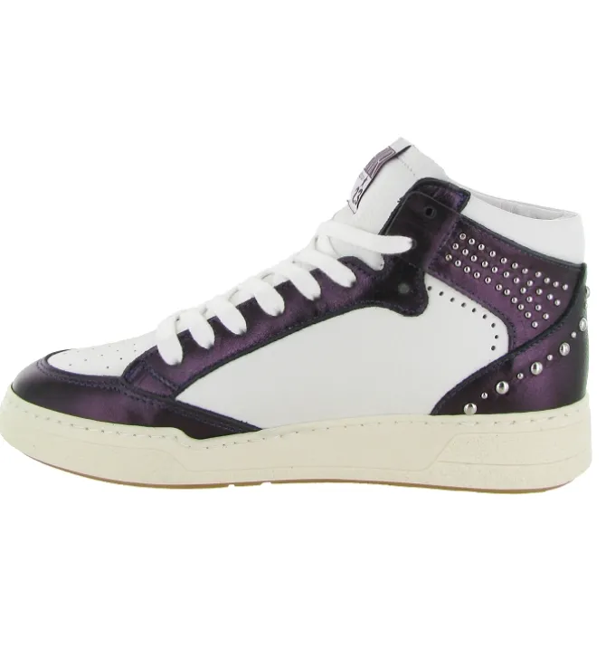 baskets et sneakers - Tendance - femme - Cuir - Violet - Semerdjian