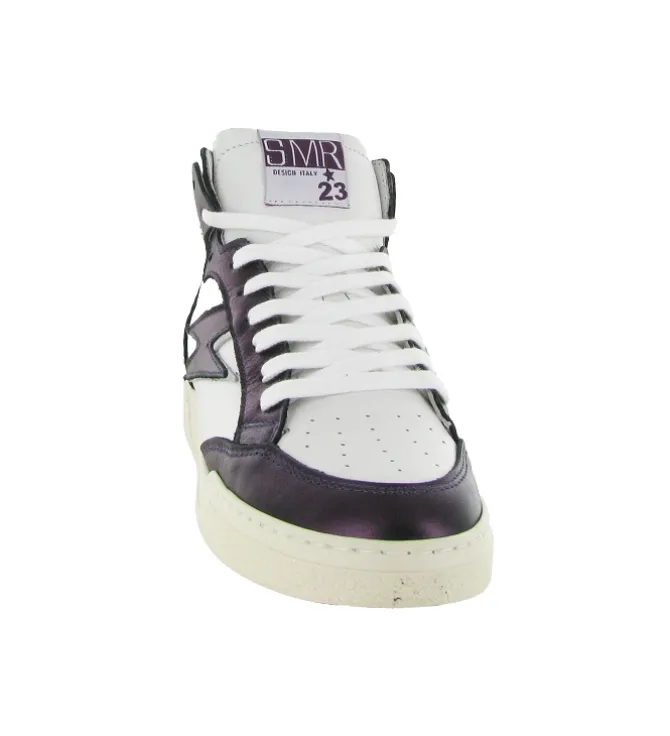 baskets et sneakers - Tendance - femme - Cuir - Violet - Semerdjian