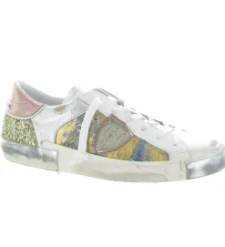 baskets et sneakers - Tendance - femme - Cuir - Glitter - Paillettes - Philippe model