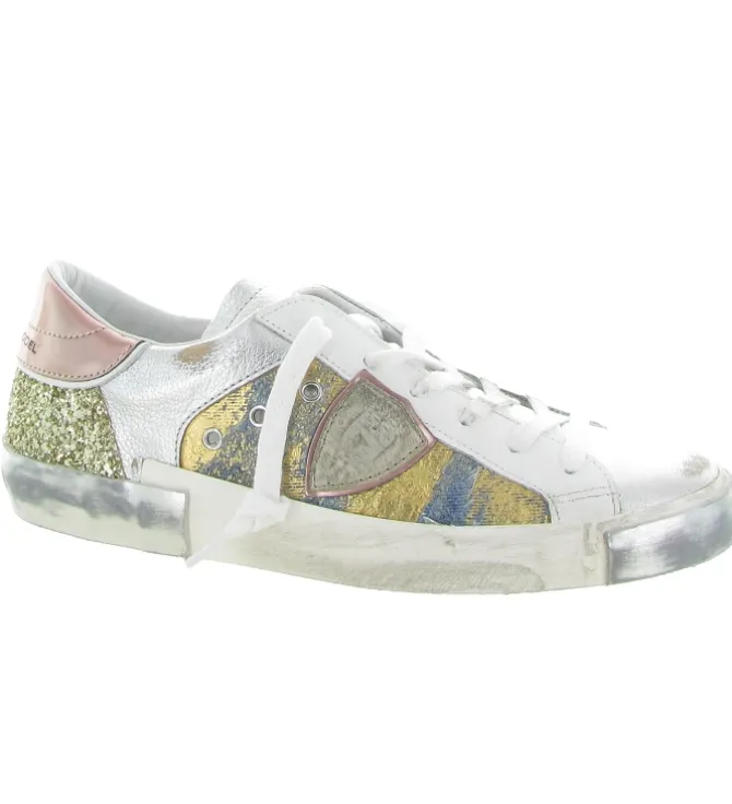 baskets et sneakers - Tendance - femme - Cuir - Glitter - Paillettes - Philippe model