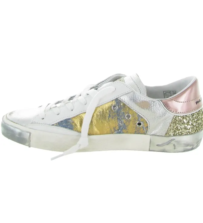 baskets et sneakers - Tendance - femme - Cuir - Glitter - Paillettes - Philippe model