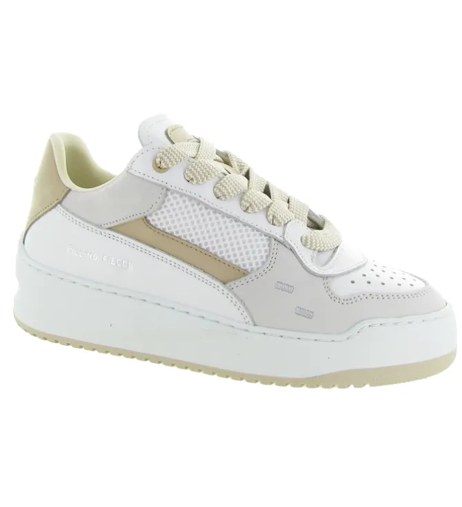 baskets et sneakers - Tendance - femme - Cuir - Blanc - Filling pieces