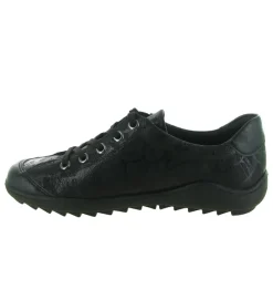 baskets et sneakers - Tendance - femme - Cuir - Noir - Remonte