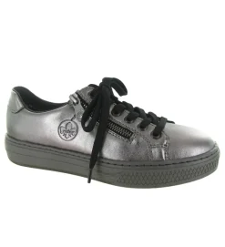 baskets et sneakers - Tendance - femme - Synthétique - Argent - Rieker