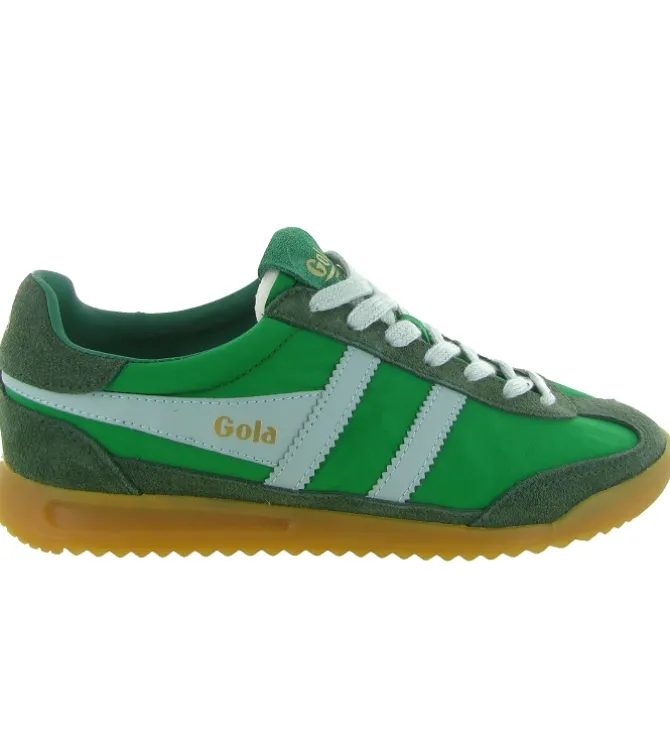 baskets et sneakers - Tendance - femme - Cuir - Vert - Gola
