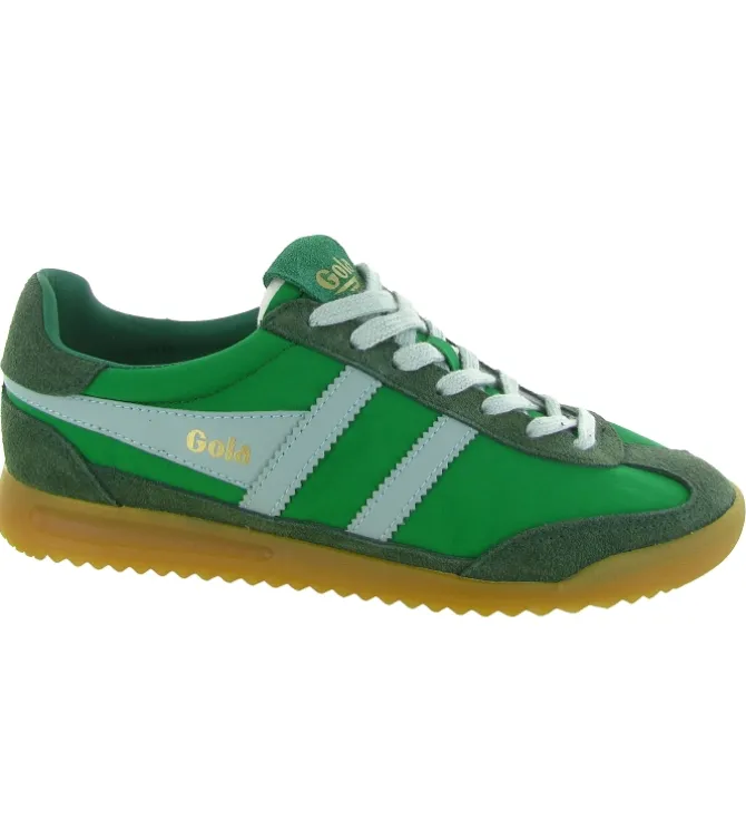 baskets et sneakers - Tendance - femme - Cuir - Vert - Gola