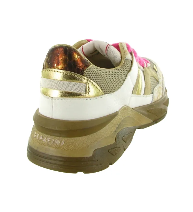 baskets et sneakers - Tendance - femme - Cuir - Beige - Serafini