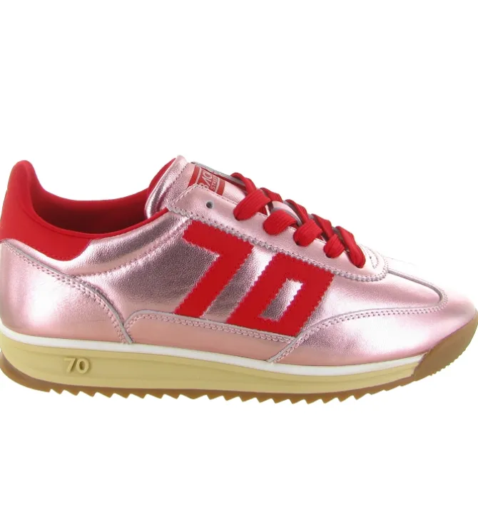 baskets et sneakers - Tendance - femme - Cuir - Rose - Back70