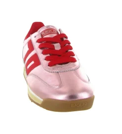 baskets et sneakers - Tendance - femme - Cuir - Rose - Back70