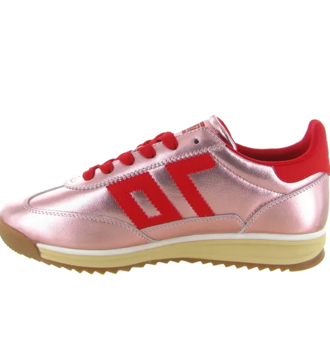 baskets et sneakers - Tendance - femme - Cuir - Rose - Back70