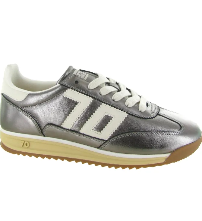 baskets et sneakers - Tendance - femme - Cuir - Argent - Back70