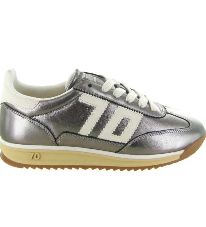 baskets et sneakers - Tendance - femme - Cuir - Argent - Back70